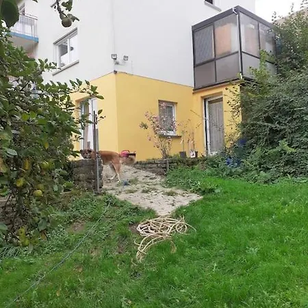 公寓 4 Km Zu A7 Und A71, Idylle Am Bach, Grosser Garten Euerbach